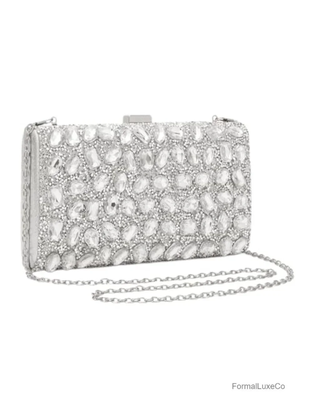 Rhinestone Clutch Purse Evening Bag Crystal Beaded Handbag Party